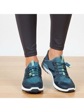 OLUKAI Miki Trainer Sneaker Running Shoe Fold Down Back Lightweight Comfort 6.5